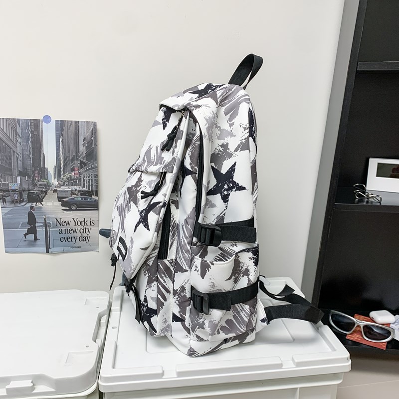 Graffiti Large Capacity Backpack Stylish School Travel Laptop Bag