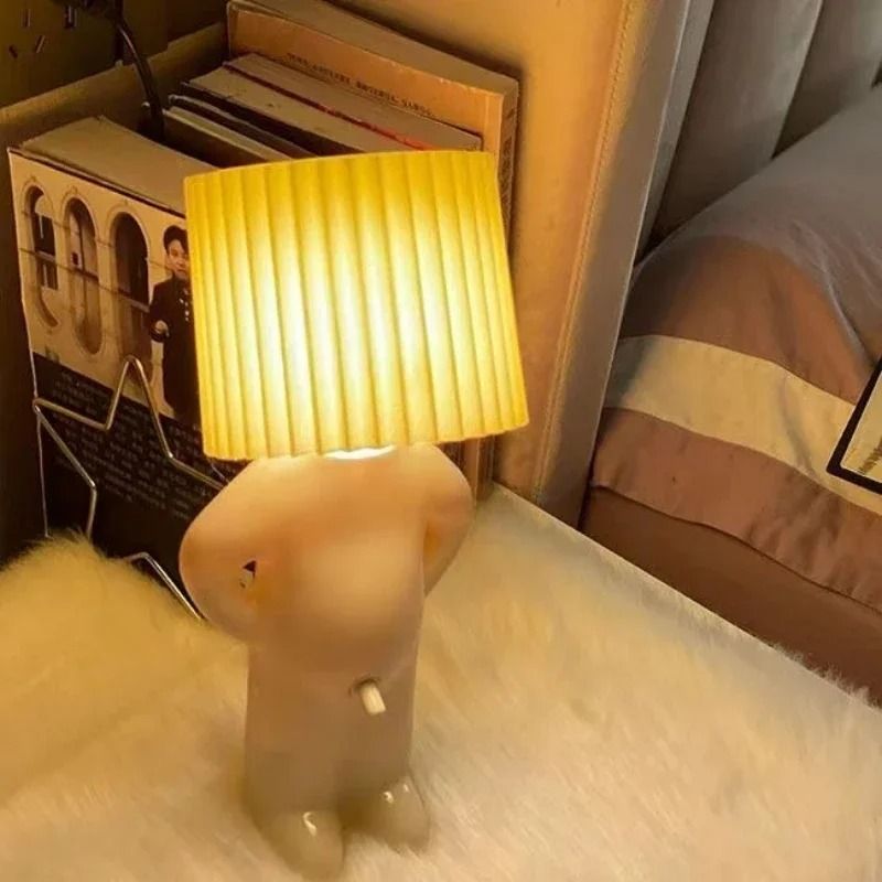 Creative Naughty Boy Pleated Night Light