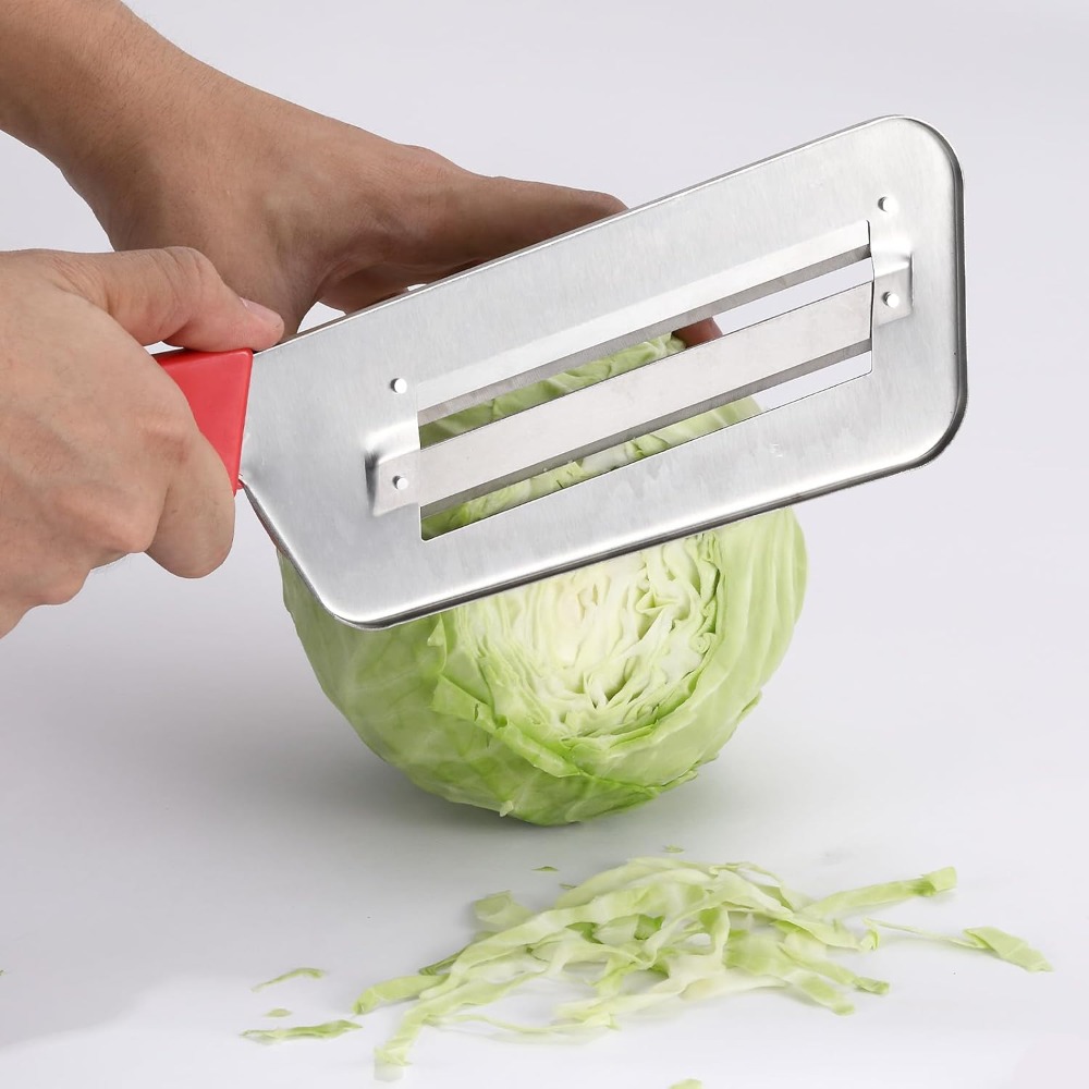 Multi-functional Stainless Steel Cabbage Slicer, Convenient Vegetable Cutter with Handle for Easy Slicing