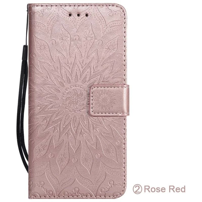 Leather Flip Wallet Phone Case with Card Holder