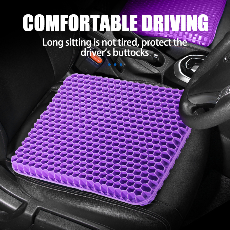 Summer Breathable Gel Seat Cushion, Home Office Wheelchair Chair Cars Honeycomb Design