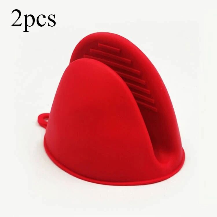 2pcs Thicken Baking Silicone Oven Mitts