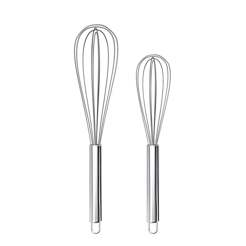 LMETJMA Stainless Steel Balloon Egg Whisk for Smooth Mixing and Baking Prep