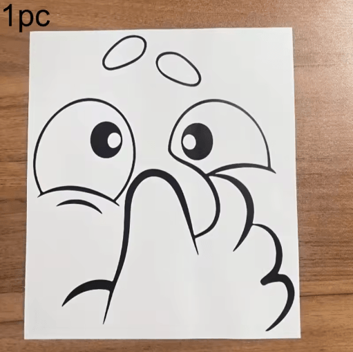 Cute Cartoon Bathroom Toilet Stickers – Creative Fun Wall & Toilet Art Decor