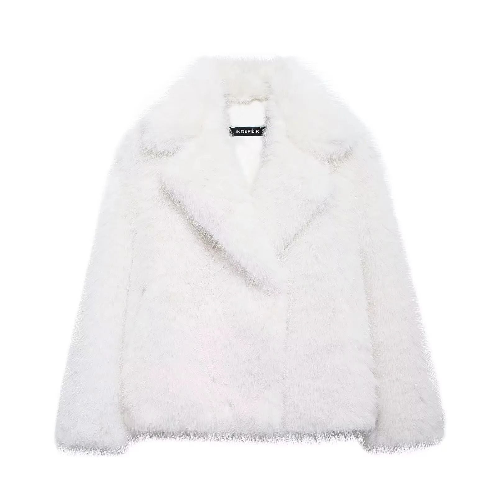 HH Elegant Faux Fur Outerwear System | Premium High-Street Fluffy Lapel Jacket & Thermal Fashion Infrastructure