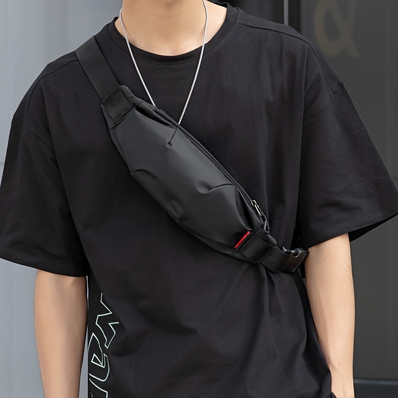 Mens Outdoor Sports Fanny Pack Stylish Cycling Running & Travel Waist Bag with Phone Pouch