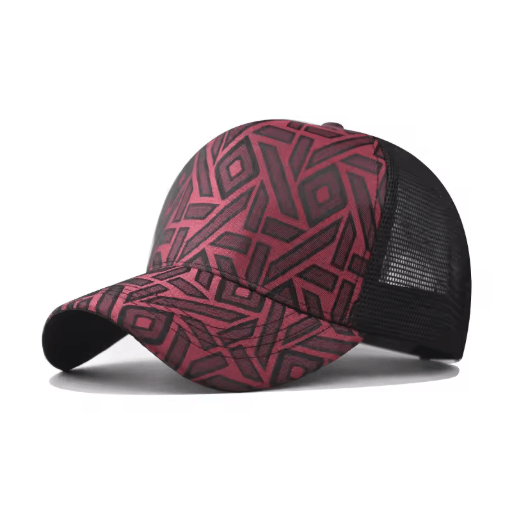 2025 Plaid Mesh Baseball Cap Unisex Summer Sun Protection Hat