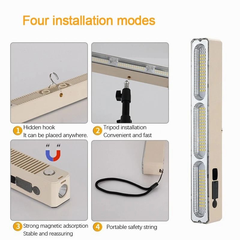Multifunctional Intelligent LED Rechargeable Night Light