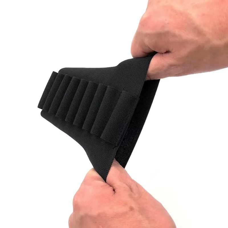 9 Hole Elastic Rifle Ammo Holder Buttstock Cartridge Sleeve