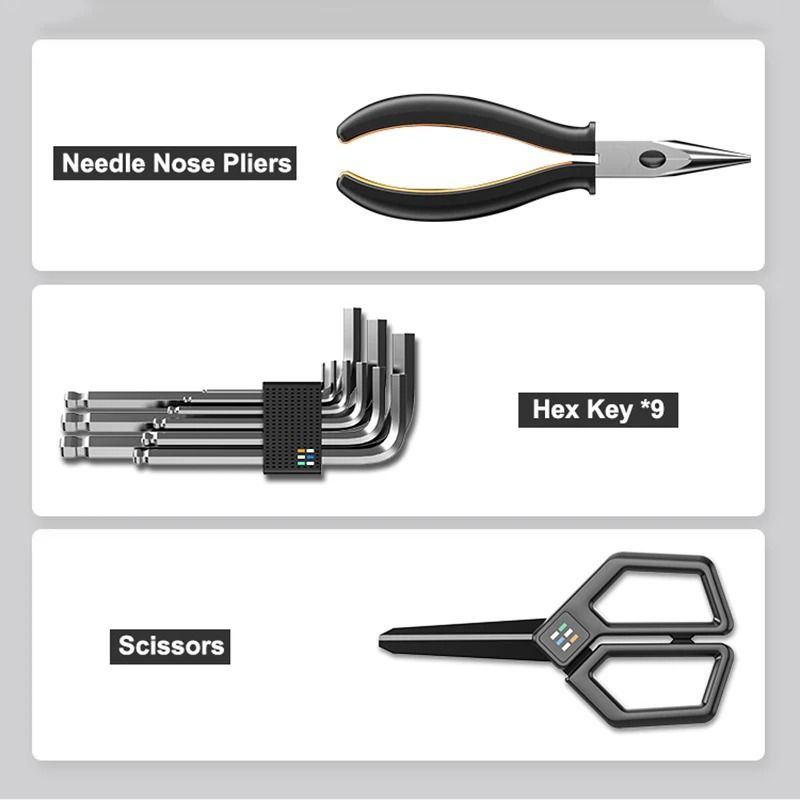 Household & Auto Repair Hand Tool Kit – Professional Multi-Purpose Hardware Set