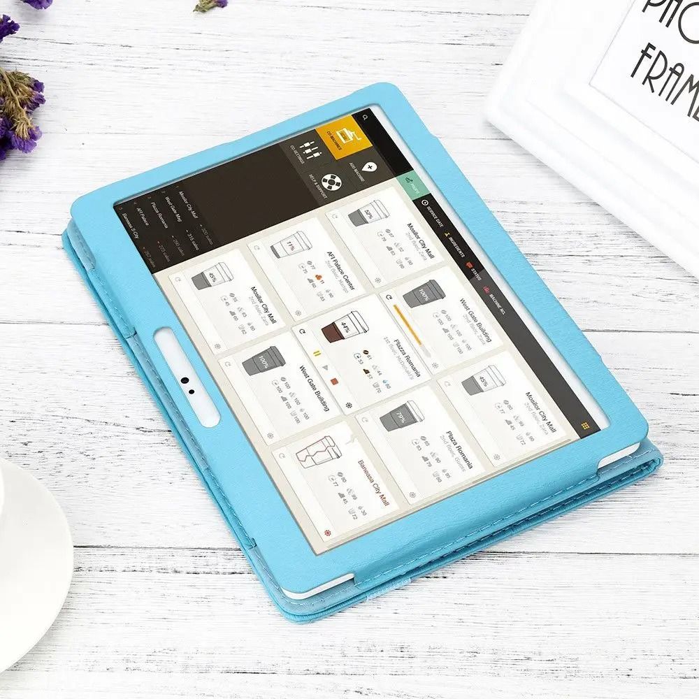 Universal Tablet Case – Leather Flip Stand Cover – High-Yield Digital Interaction Hub