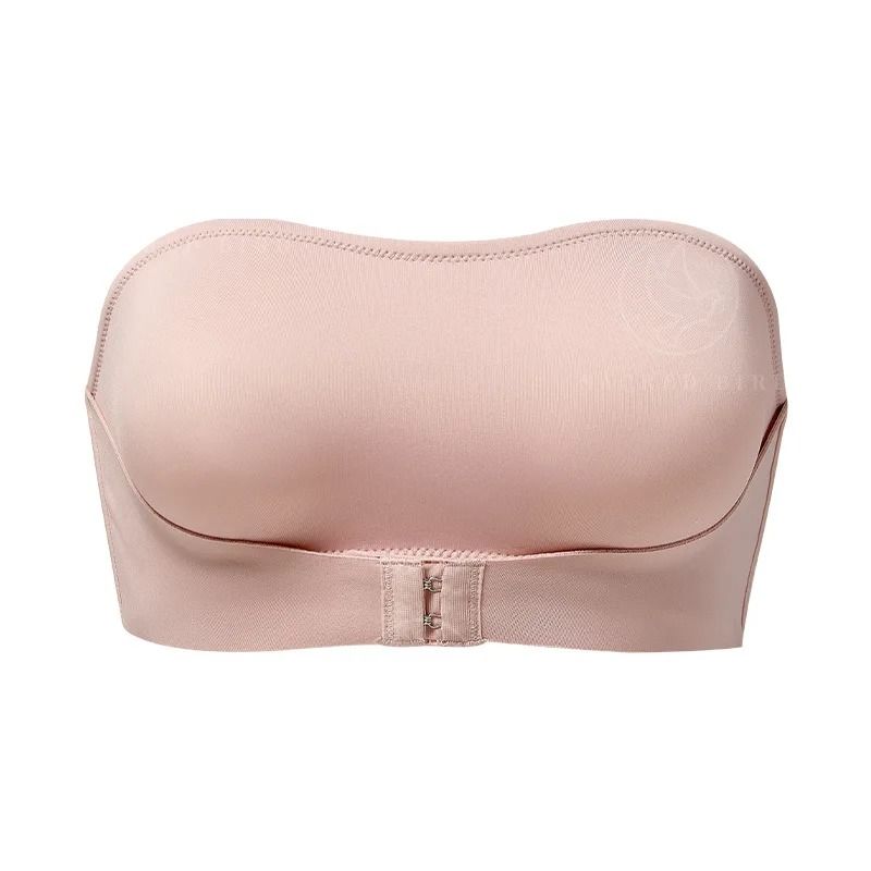 Effective Slip-proof Side One Piece Padded Ice Silk Seamless Strapless Bra