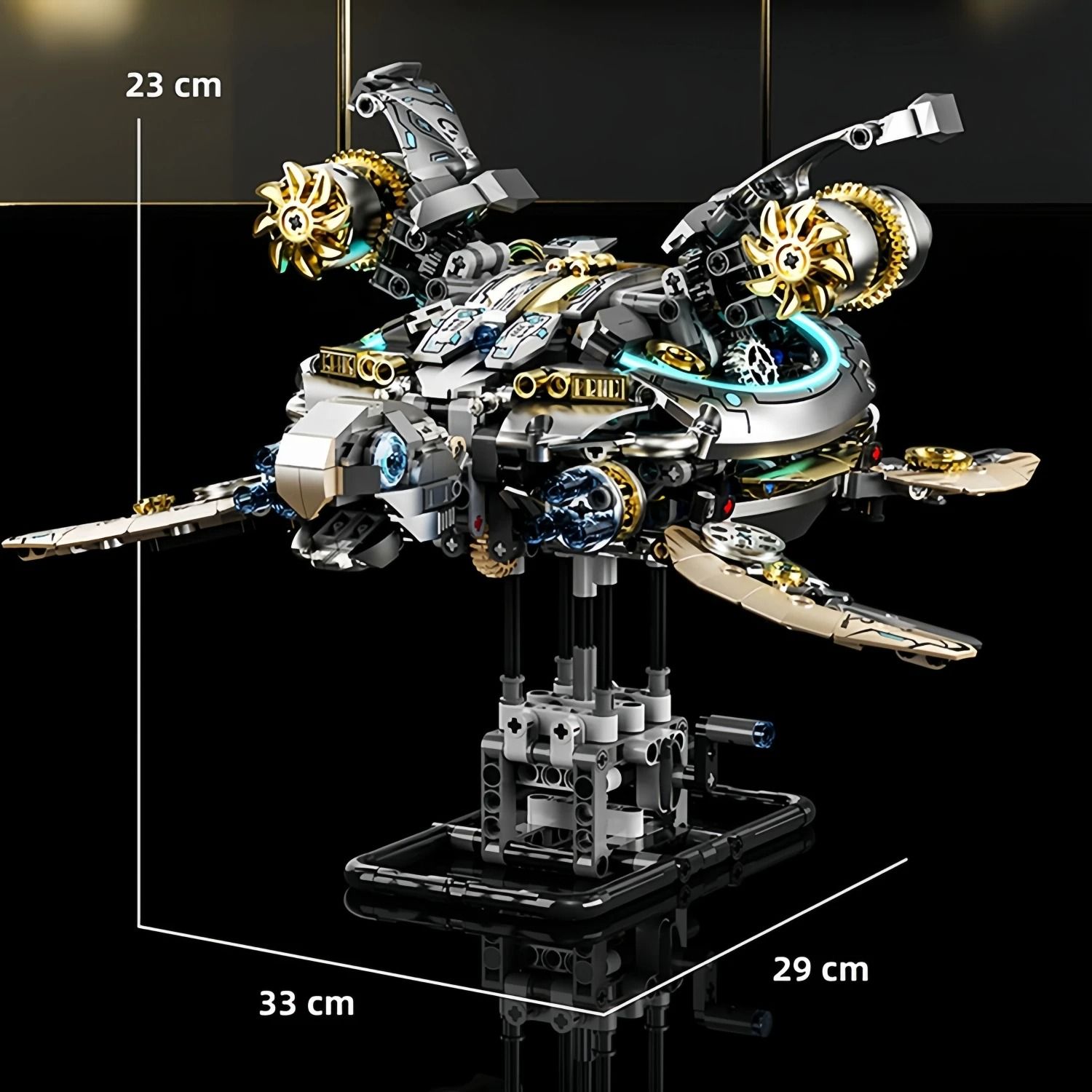 866PCS Mechanical Dragonfly Building Blocks STEM Construction Kit