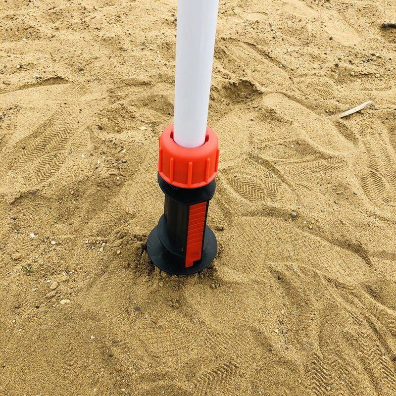 Heavy Duty Beach Umbrella Sand Anchor for Sand and Grass Portable Outdoor Umbrella Stand