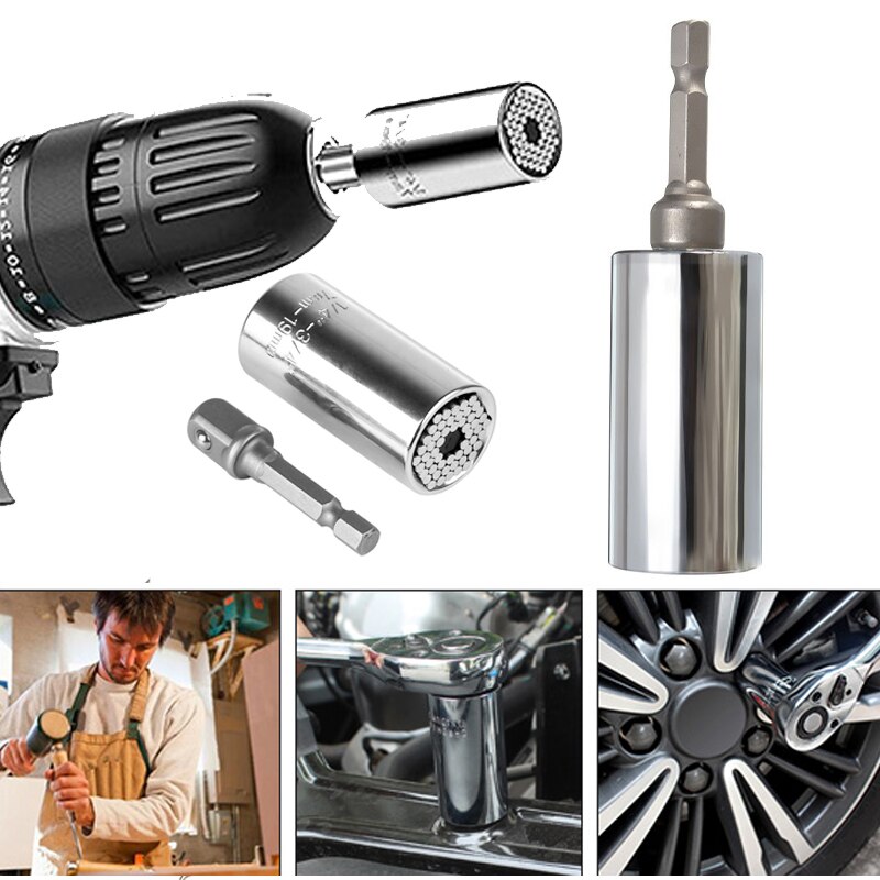 Multifunctional Magic Socket Tool Set Universal Wrench Extension for Electric Drill Screwdriver