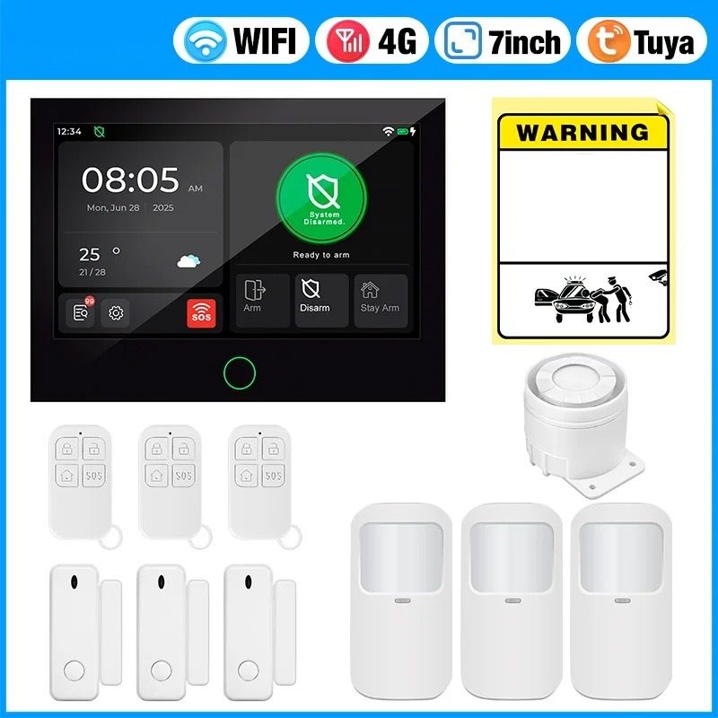 Professional 7-Inch IPS 4G+WiFi Security Command Center