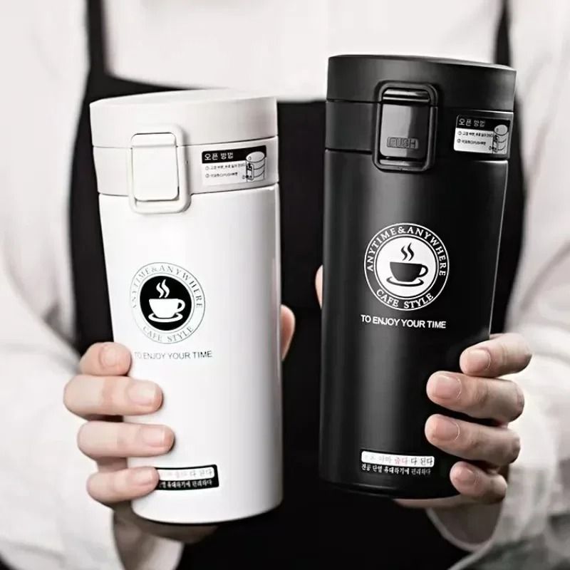 304 Stainless Steel Double Wall Vacuum Mug Leak Proof Thermal Flask