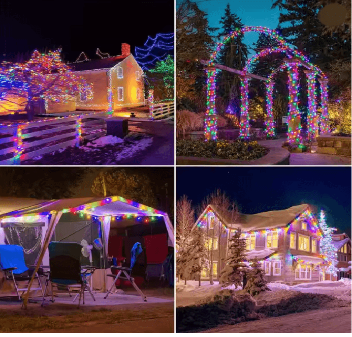 SolarTwinkle Outdoor Fairy String Lights