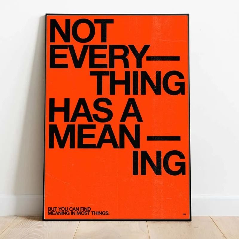 Modern Retro Inspirational Quote Canvas Art