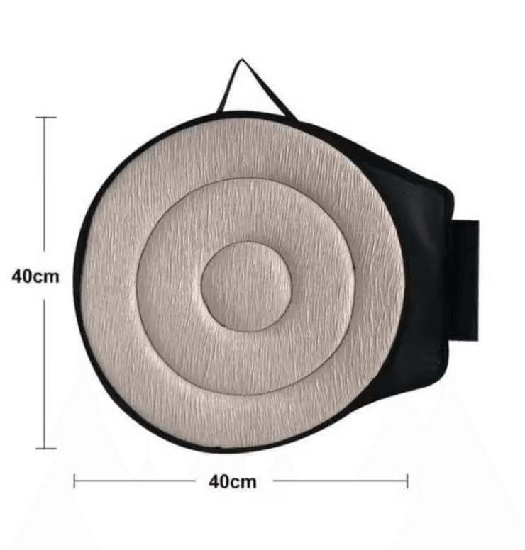 EasyTurn 360 Rotating Seat Cushion with Memory Foam Comfort for Cars and Chairs