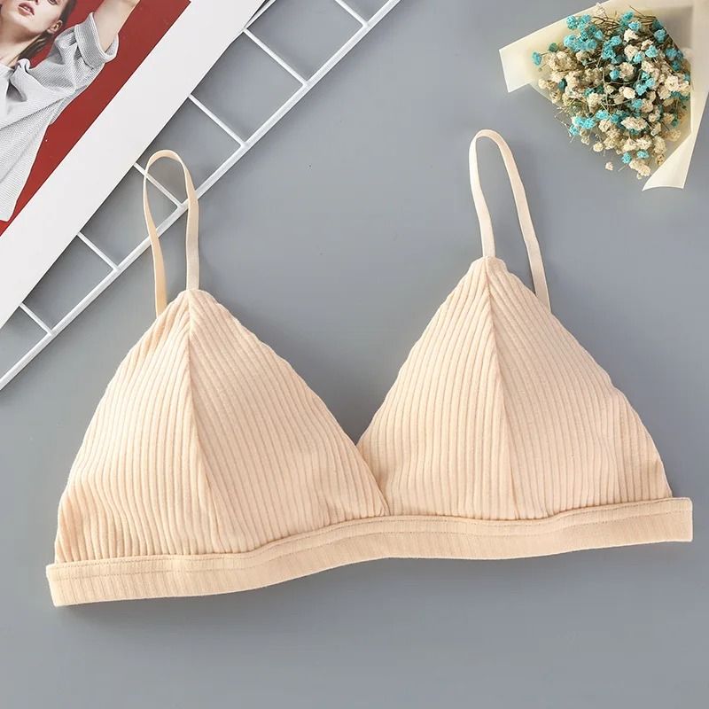 Essential Cotton Seamless Push-Up Bralette