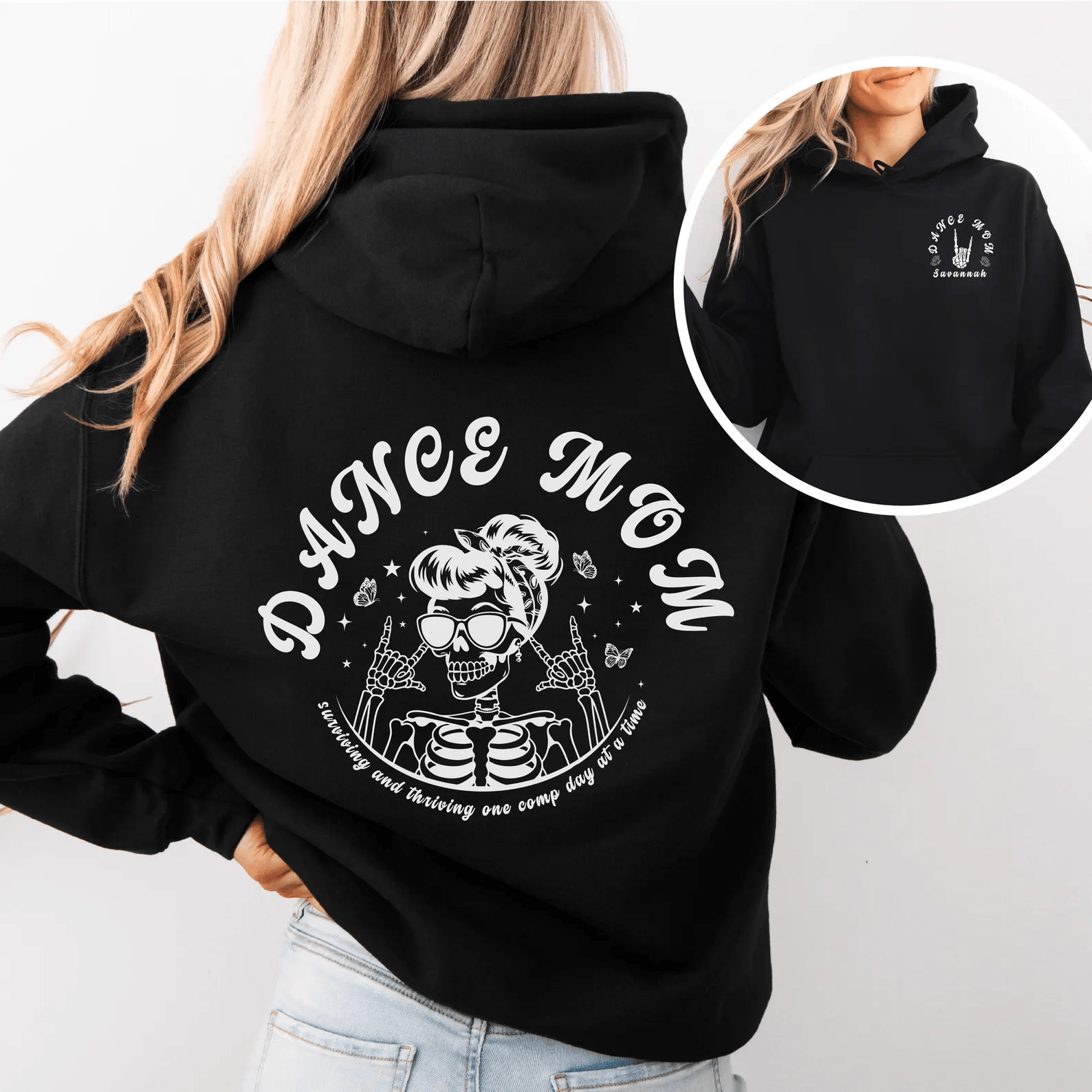Custom Comp Day Dance Mom Hoodie Funny Personalized Dance Mom Sweatshirt