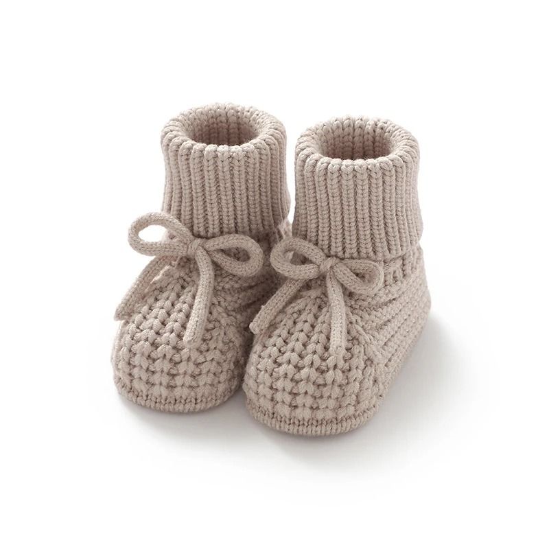 Knitted Soft-Soled Anti-Slip Baby Booties & First Walker Crib Shoes