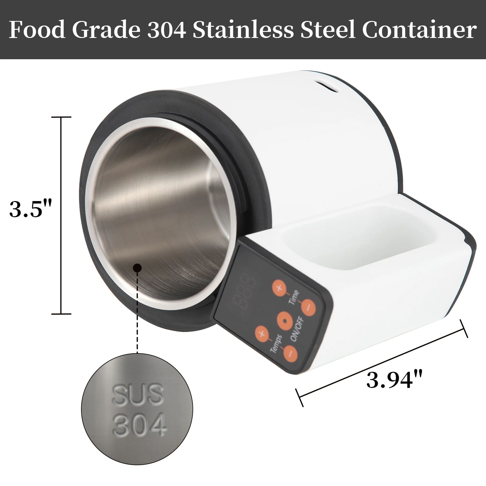 Enjoy High Herb Ability Decarboxylate and Infusion Machine, 304 Stainless Steel Oil Infusion and Decarb Machine
