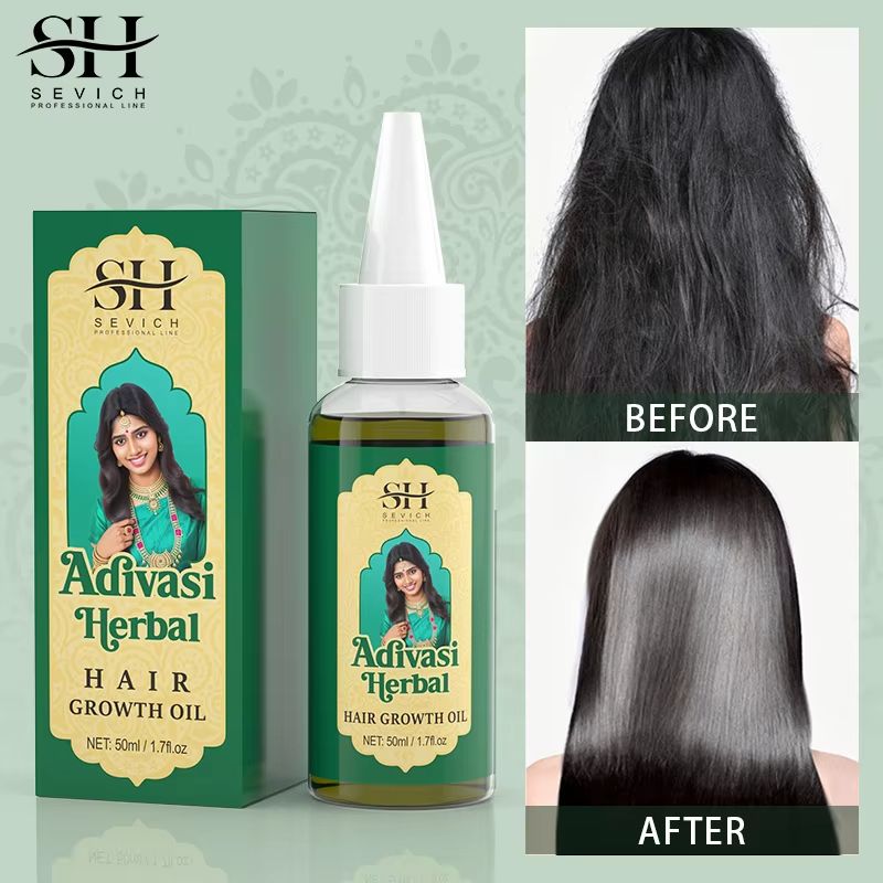 Ayurvedic Hair Growth Oil India Adivasi Organic Serum for Fast Regrowth and Anti Hair Loss