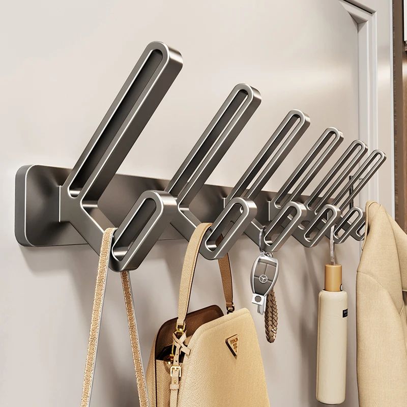 No Drill Aluminum Wall and Door Hook