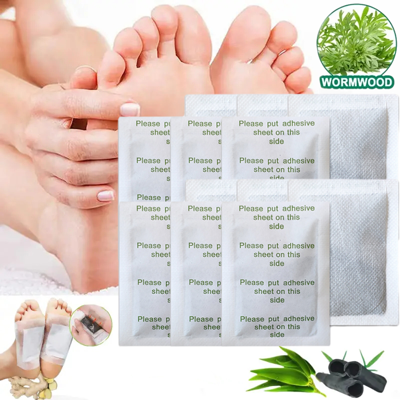 Foot Pad Body Toxins Cleansing Help Sleeping, Detox Foot Patches, Foot Massage Patch Running Yoga Care, Deep