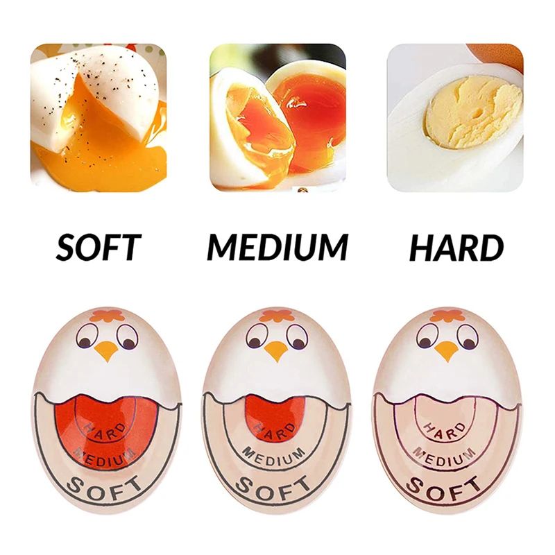 Color-Changing Egg Timer for Perfect Boiled Eggs – Soft, Medium & Hard Egg Cooker Timer