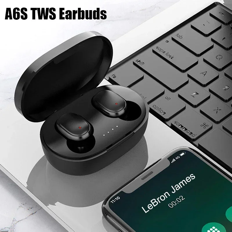TWS Wireless Bluetooth Earbuds with Mic for Gaming Running and Calls