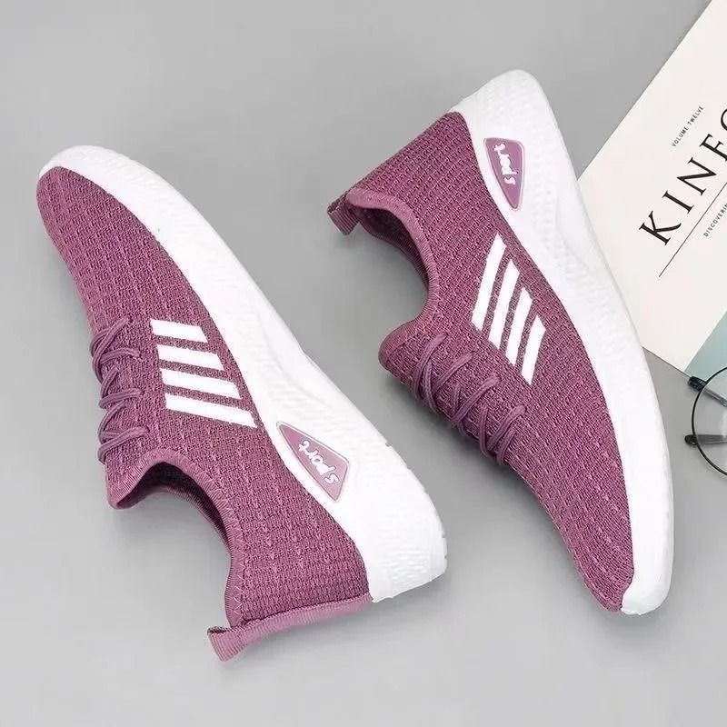 Mesh Low Top Running Sneakers for Women