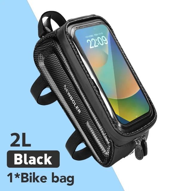 NEWBOLER Waterproof Bicycle Top Tube Bag – Touch Screen Phone Case