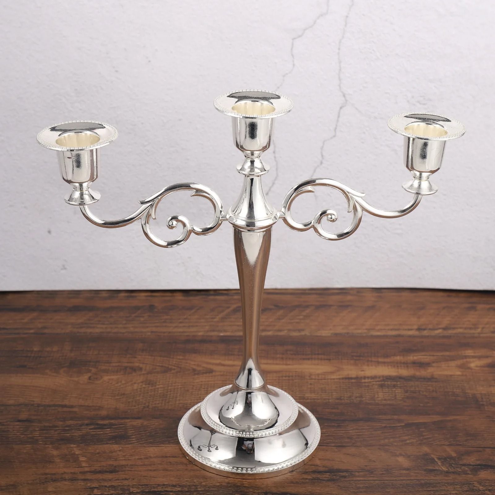 Retro 3-Arm Metal Candelabra