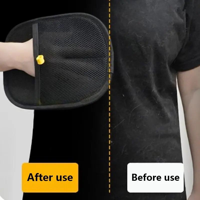Pet Hair Removal Gloves Double Sided Cleaning Brush