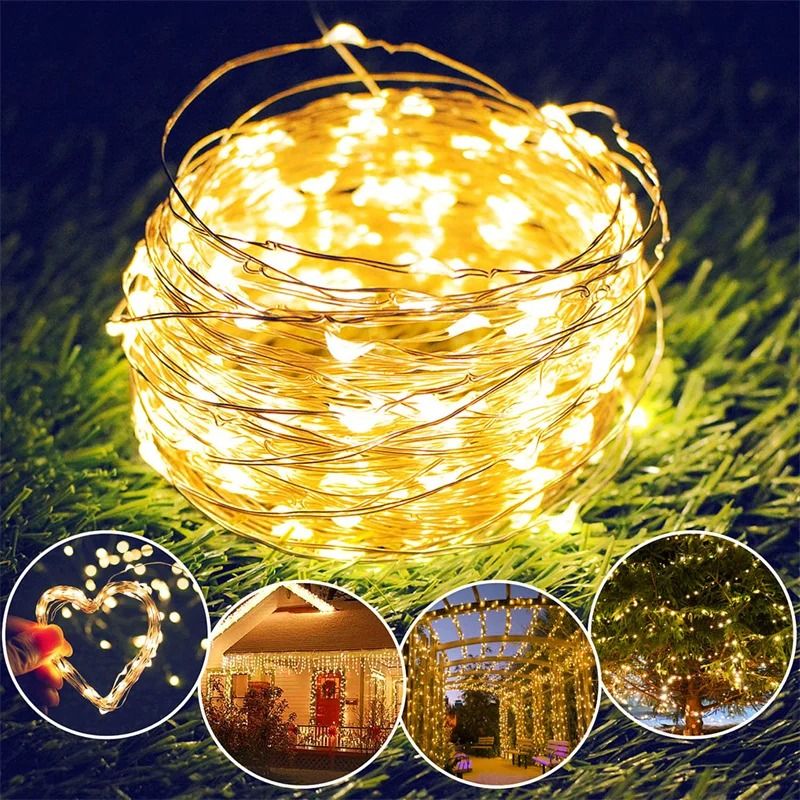 USB LED Fairy Lights Copper Wire String Light