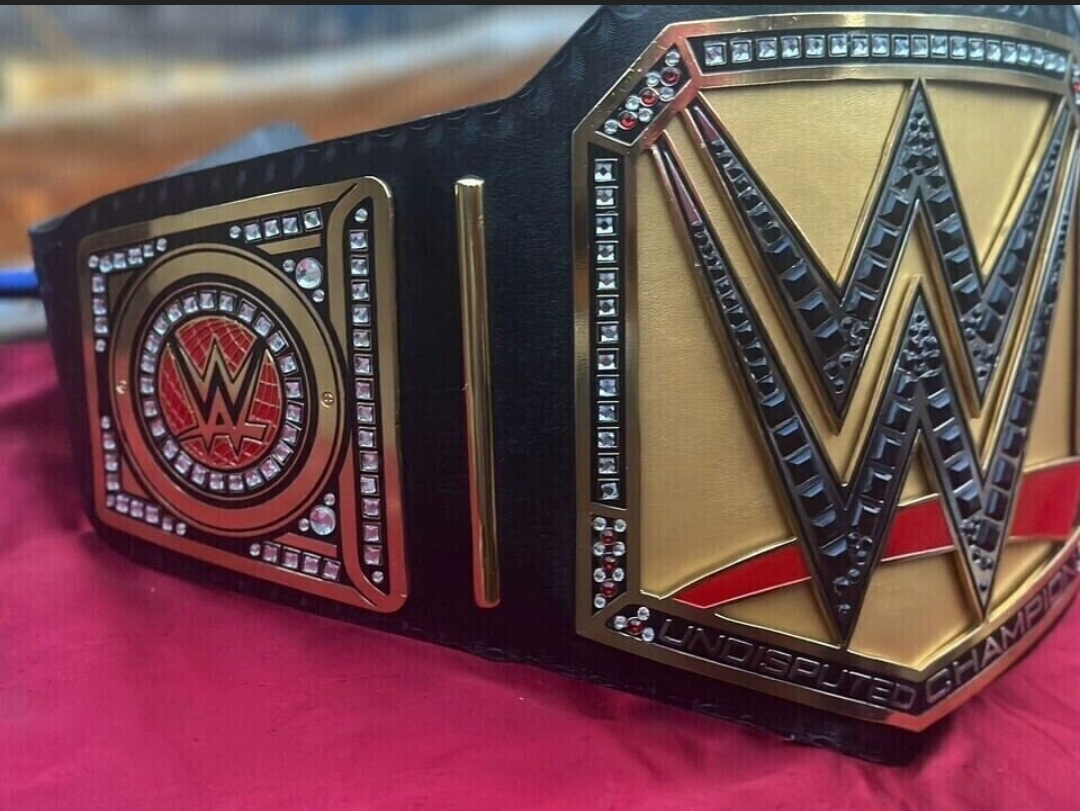 New Universal Championship Belt Undisputed, Replica, Belt Adult Size, 2mm Brass, Gift For Mens, Gifts-For-Boyfriend.