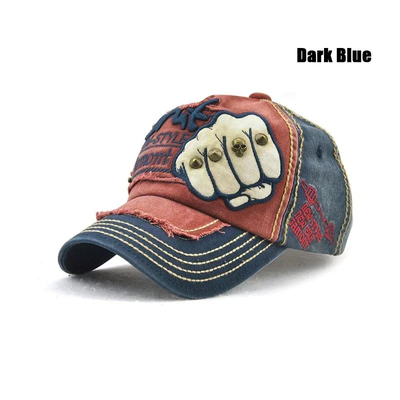 Urban Rivet Letter Duckbill Baseball Cap – Adjustable Casual Streetwear Hat