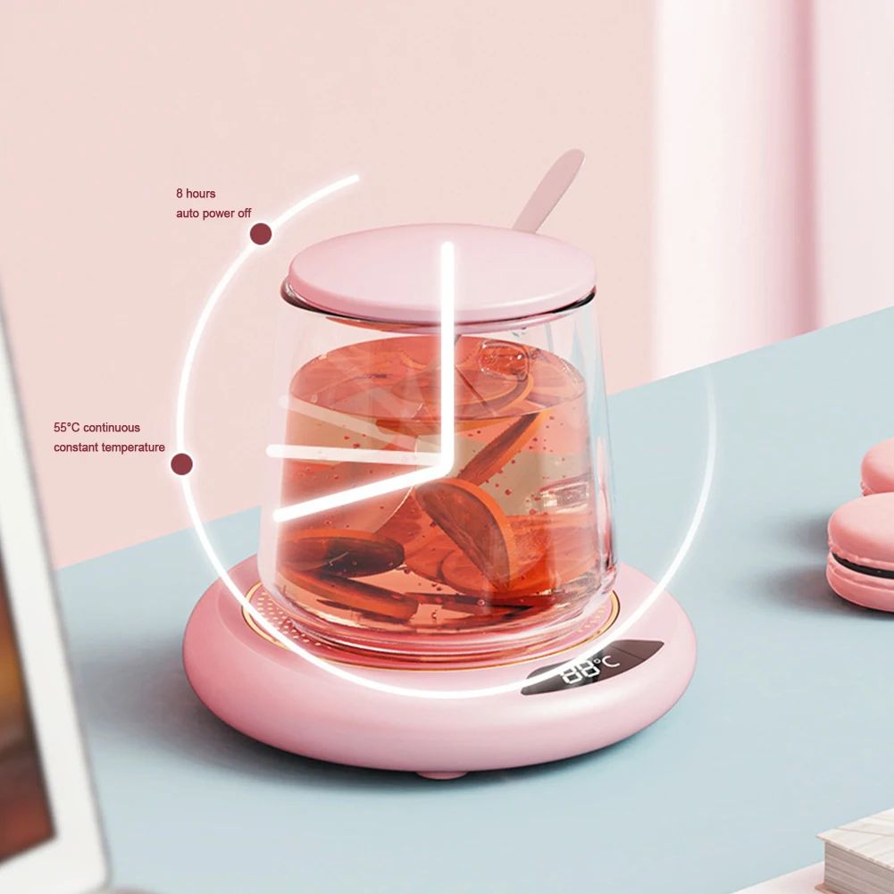 Smart USB Coffee Cup Warmer with 3-Level Temperature Control