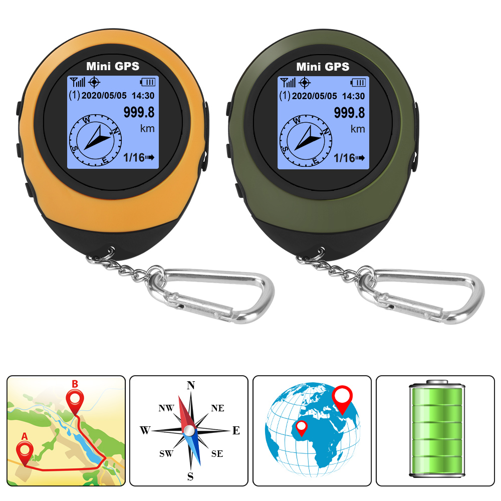 High-Precision Handheld GPS Compass Navigator for Hiking & Outdoor Travel