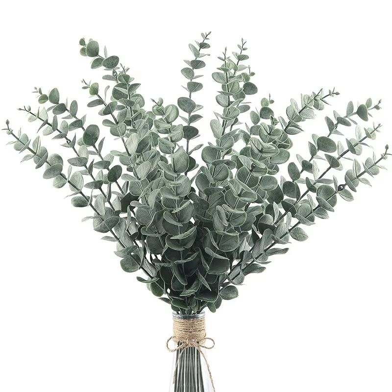 20pcs Artificial Eucalyptus Stems Faux Greenery Branches for Wedding and Home Decor