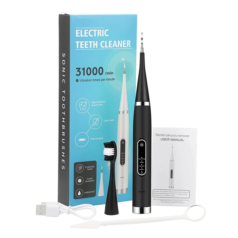 Sonic Electric Toothbrush Whitening and Tartar Removal Kit