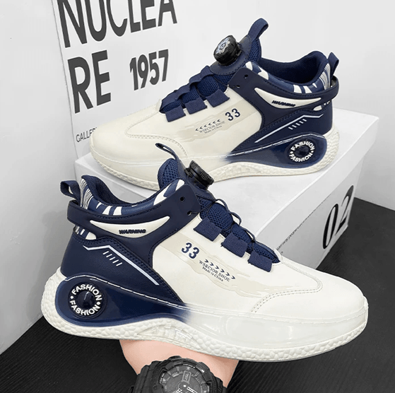 StrideLock Mens Sneakers with Rotating Buckle