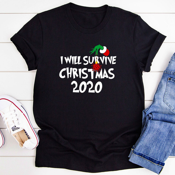I Will Survive Christmas 2020 T-Shirt