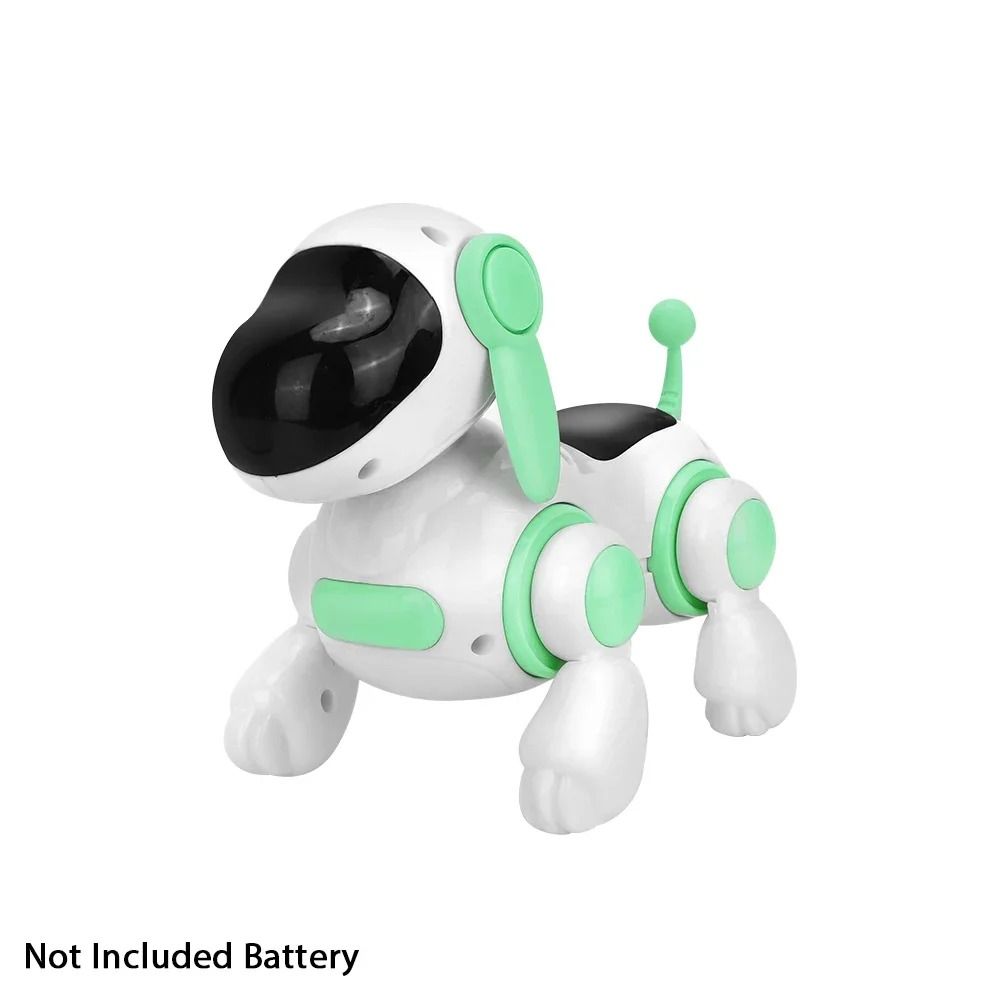 Smart Interactive Robotic Dog Toy with Lights Sound and Crawling Action