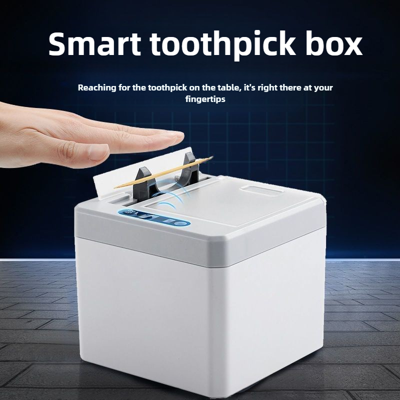 Smart Automatic Toothpick Dispenser, Electric Toothpick Holder for Kitchen
