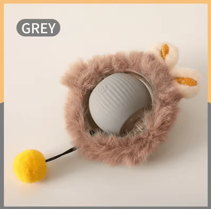 Interactive Rechargeable Rolling Ball Pet Toy – Smart Automatic Cat & Dog Imitation Mouse Toy
