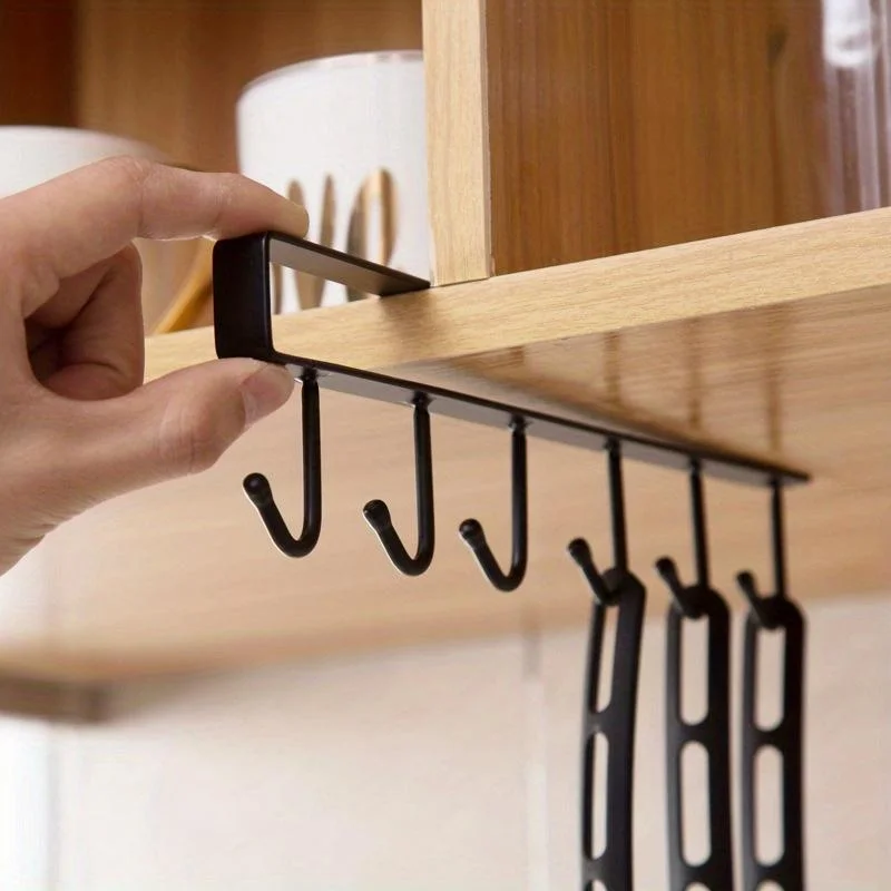 Glass Mug Holder Cup Holder, Kitchen Shelf Storage, Storage Rack, Clothes Hanging Organizer Kitchen Accesso